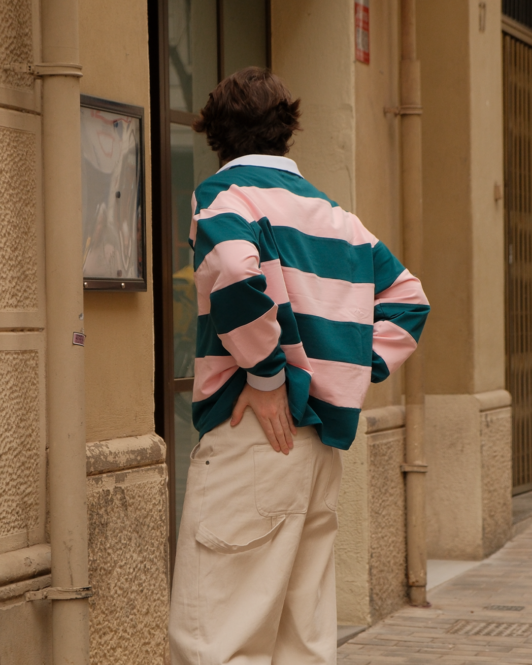 Evergreen OG Striped Rugby Polo