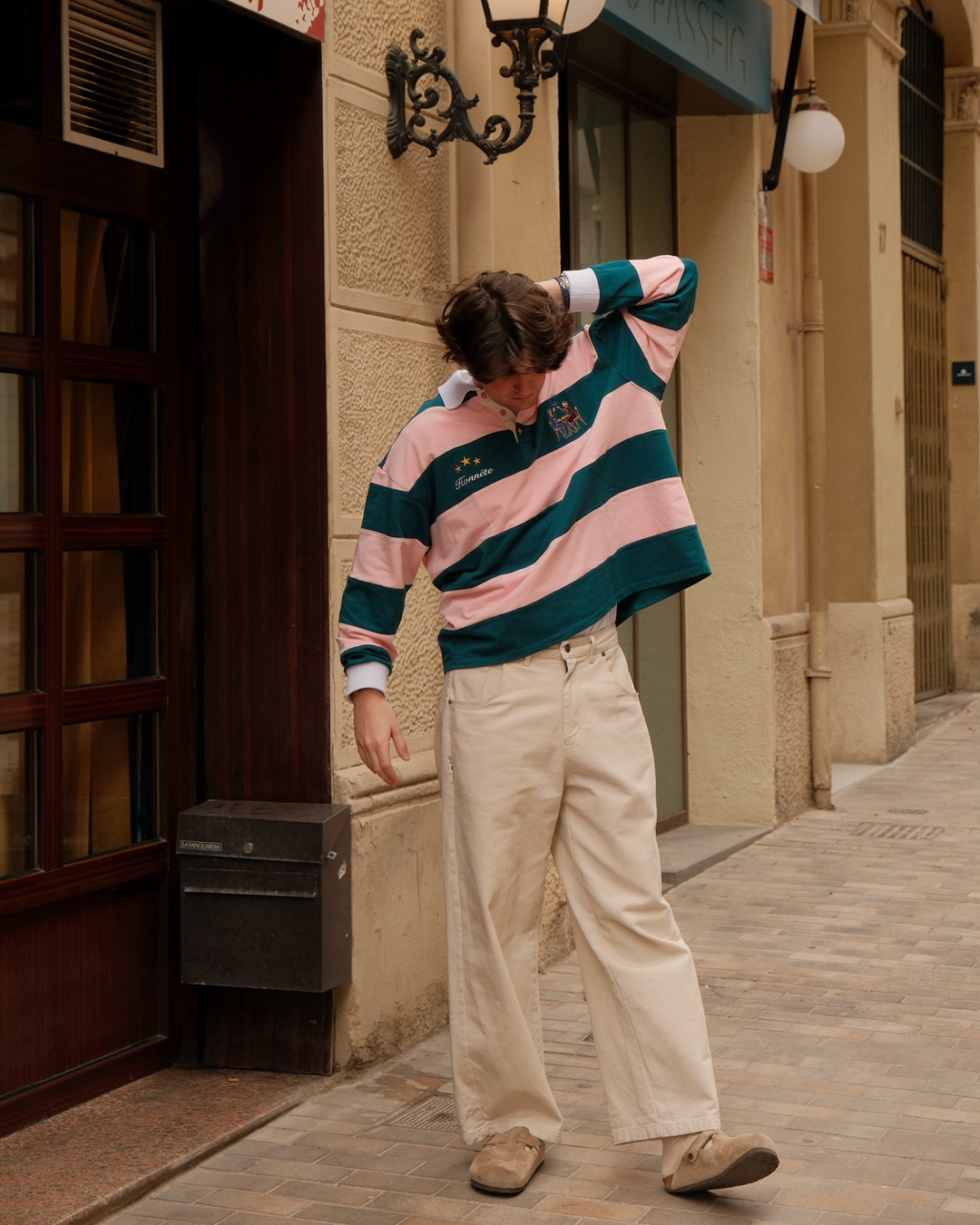 Evergreen OG Striped Rugby Polo