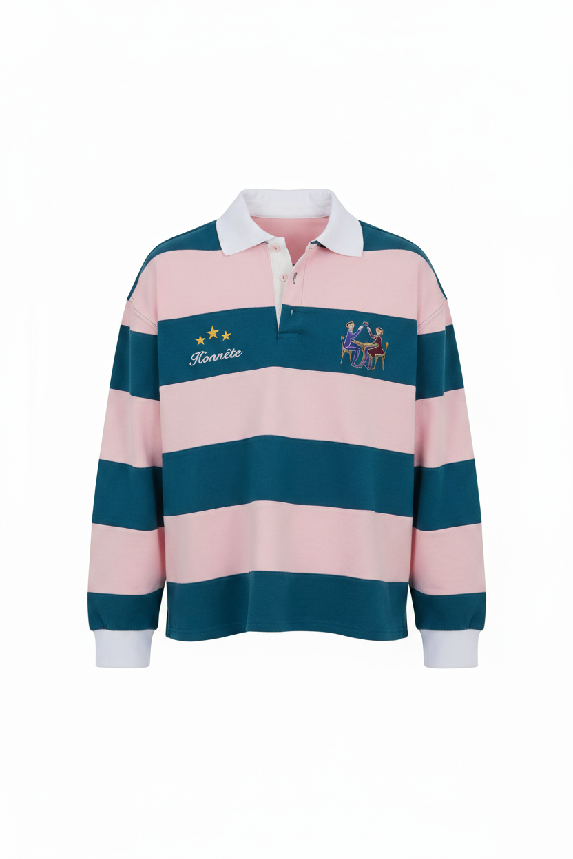 Evergreen OG Striped Rugby Polo