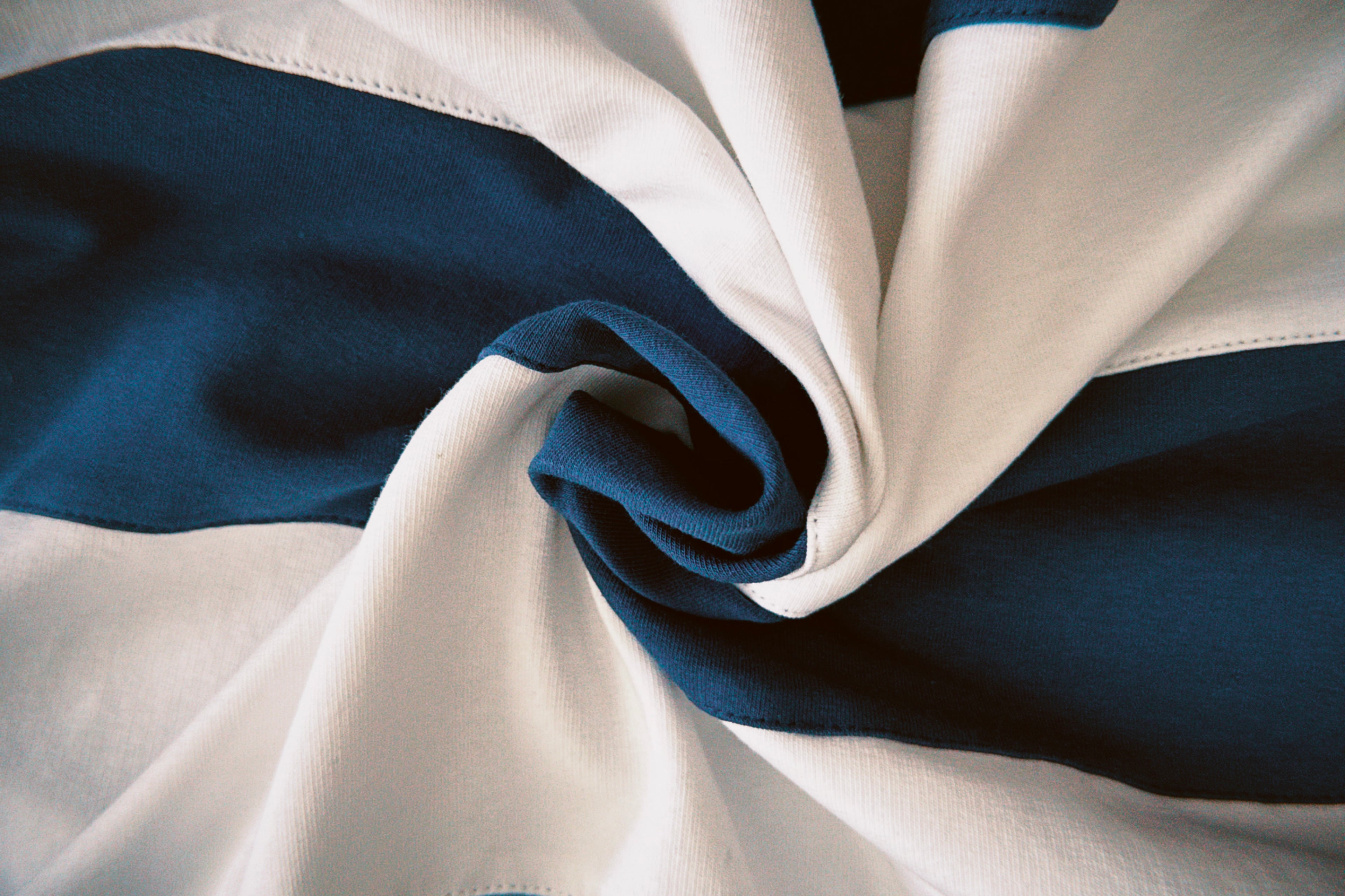 Navy OG Striped Rugby Polo