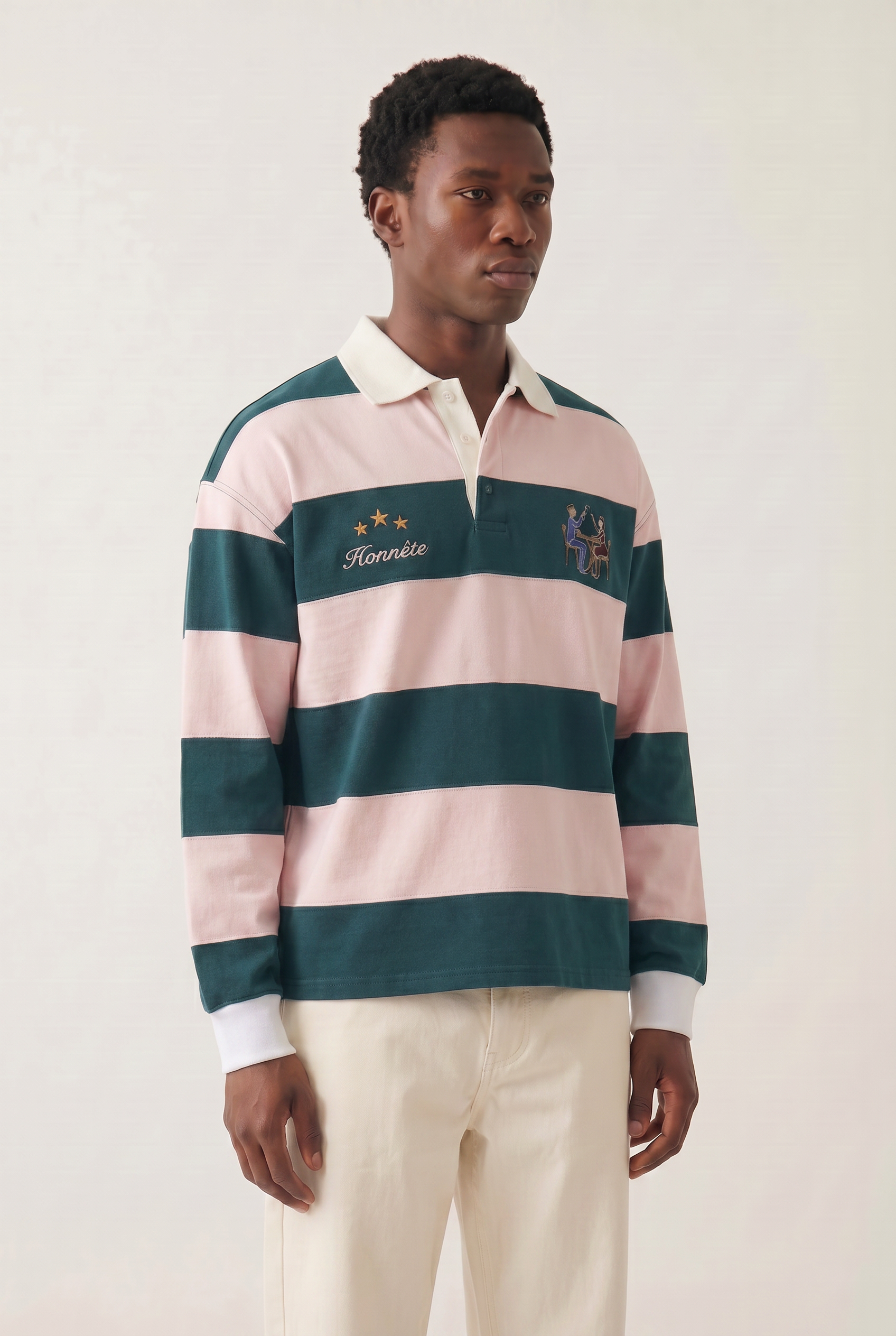 Evergreen OG Striped Rugby Polo